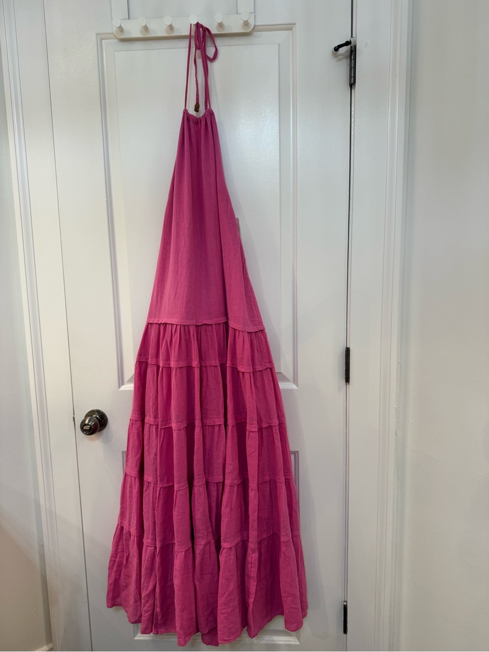 NWT FREE PEOPLE Size S - Somewhere Sunny Drop Waist Halter Maxi Dress